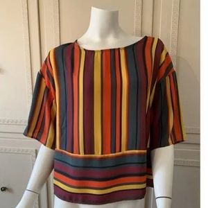 W5 Anthropologie striped short sleeve